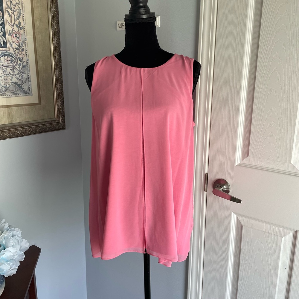 Ellen Tracy Pink Blouse Top